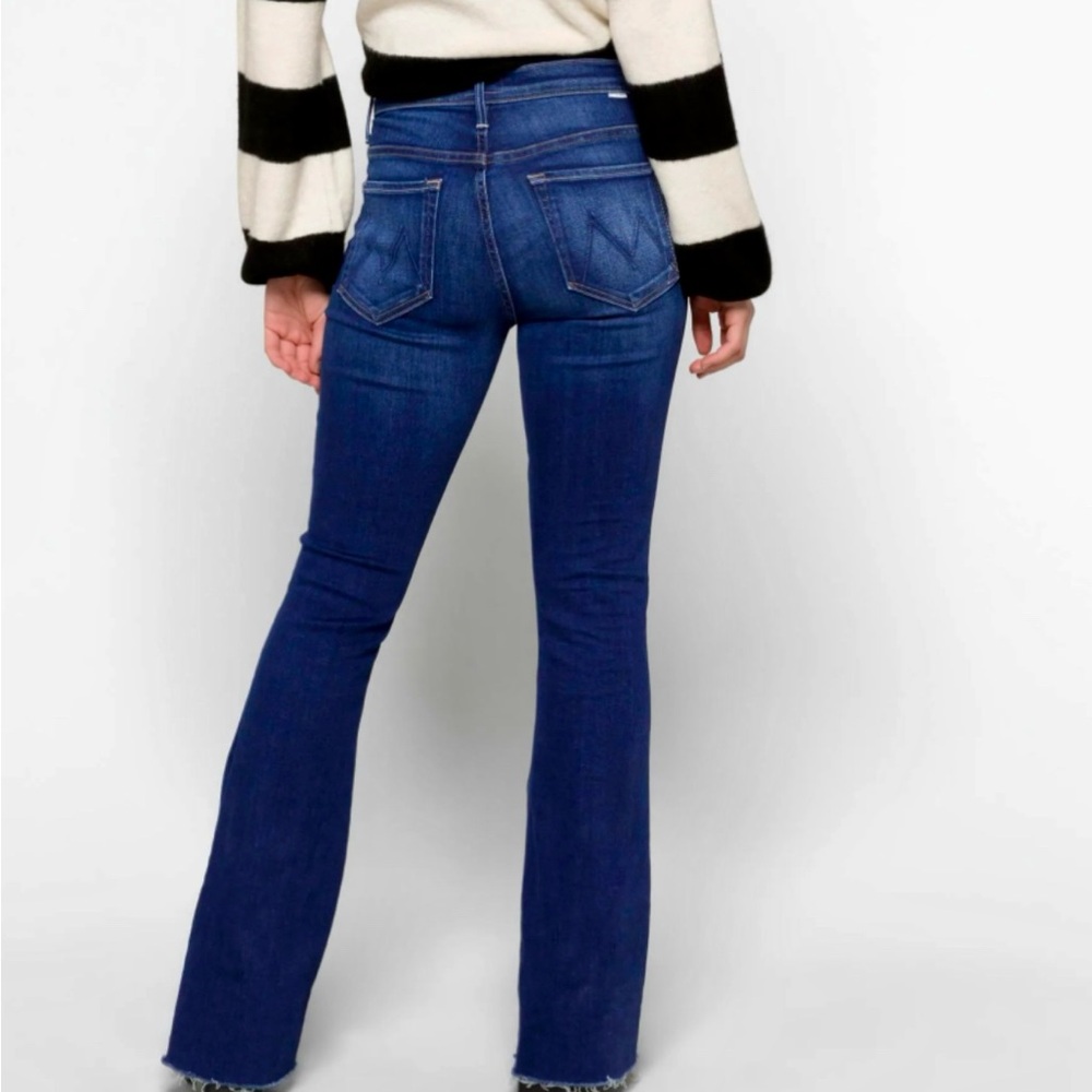 MOTHER Dark Blue Flare Jeans